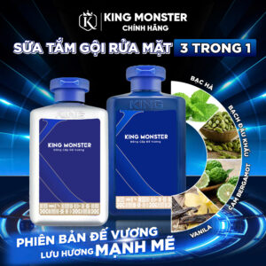 Gel tắm gội 3in1 hương nước hoa cao cấp Đế Vương